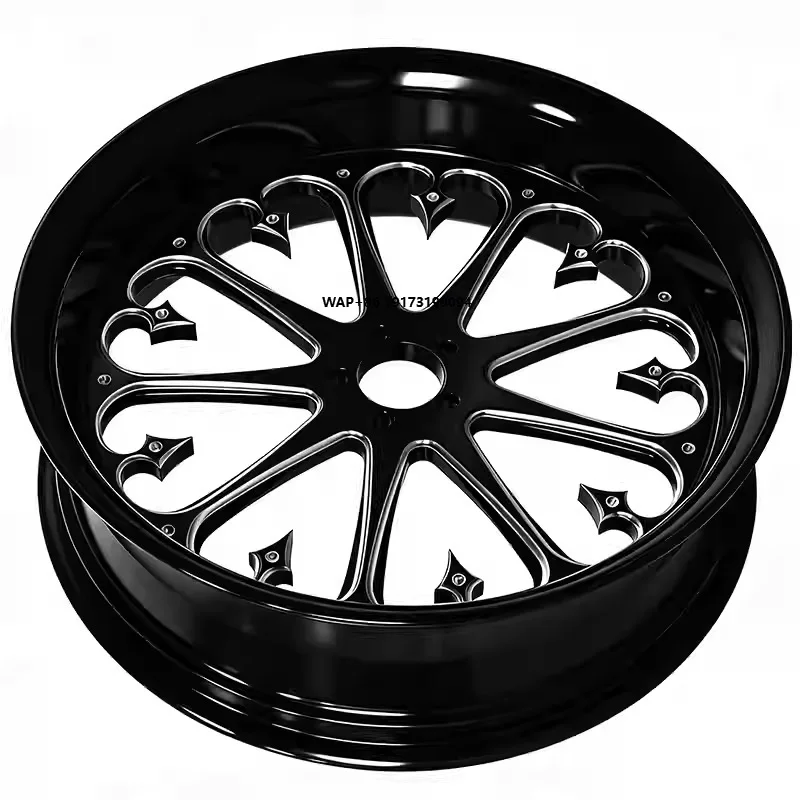 

Custom Forged Aluminum Rims of 21 Inches in the Front and 18 Inches in the Rear Are Suitable for Soft-tail Series Upgrade Rims