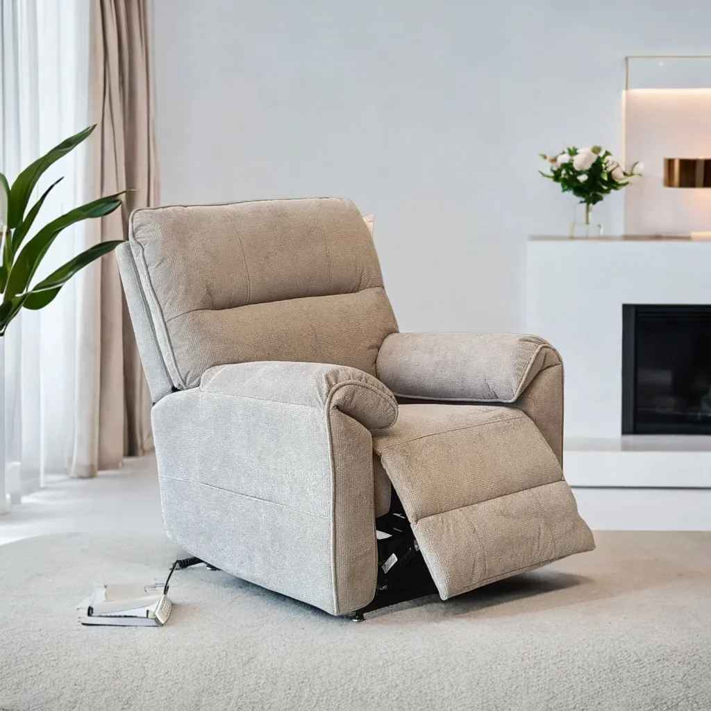 كرسي رفع الأثاث الحديث لكبار السن كرسي الطاقة أريكة مستلق أريكة كرسي كهربائي قابل للاستلقاء مع وظيفة التدفئة #4