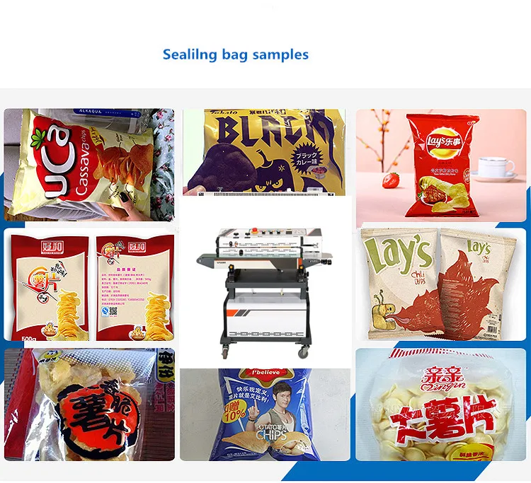 Factory direct sales LF1080 automatic continuous vacuum sealing machine with nitrogen gas filling flush sealing machine