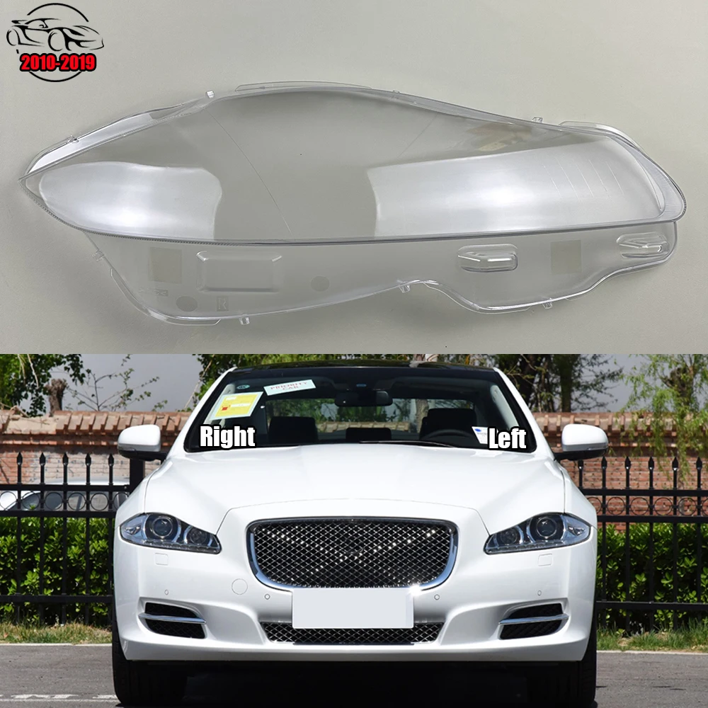 

For Jaguar XJ XJL 2010-2019 Front Headlamp Lamp Cover Transparent Headlight Shell Lens Plexiglass Replace The Original Lampshade