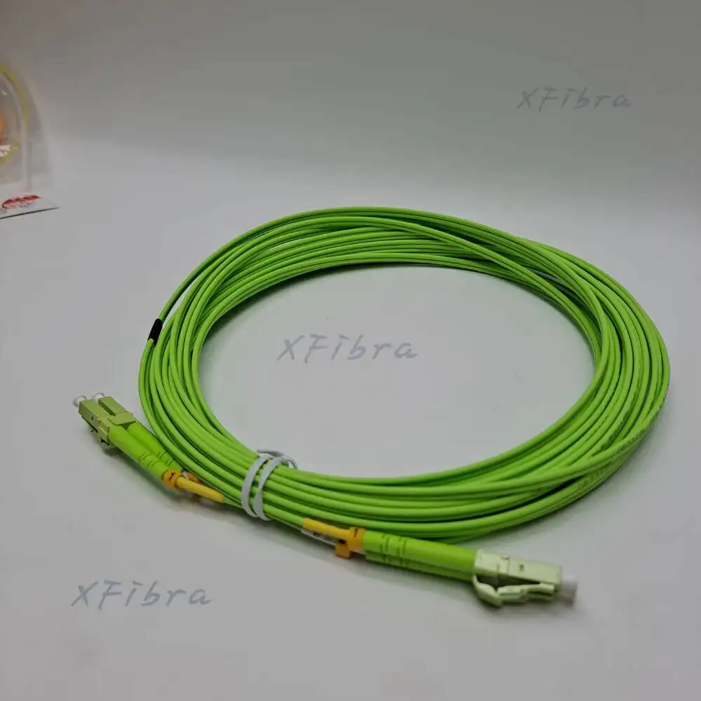 LC UPC Om5 fiber Patch Cord 40GB/100GB Duplex LC-LC 50/125Um Multimode Fiber Optic Cables LSZH - 1M(3Ft) 2.0mm 3-30M