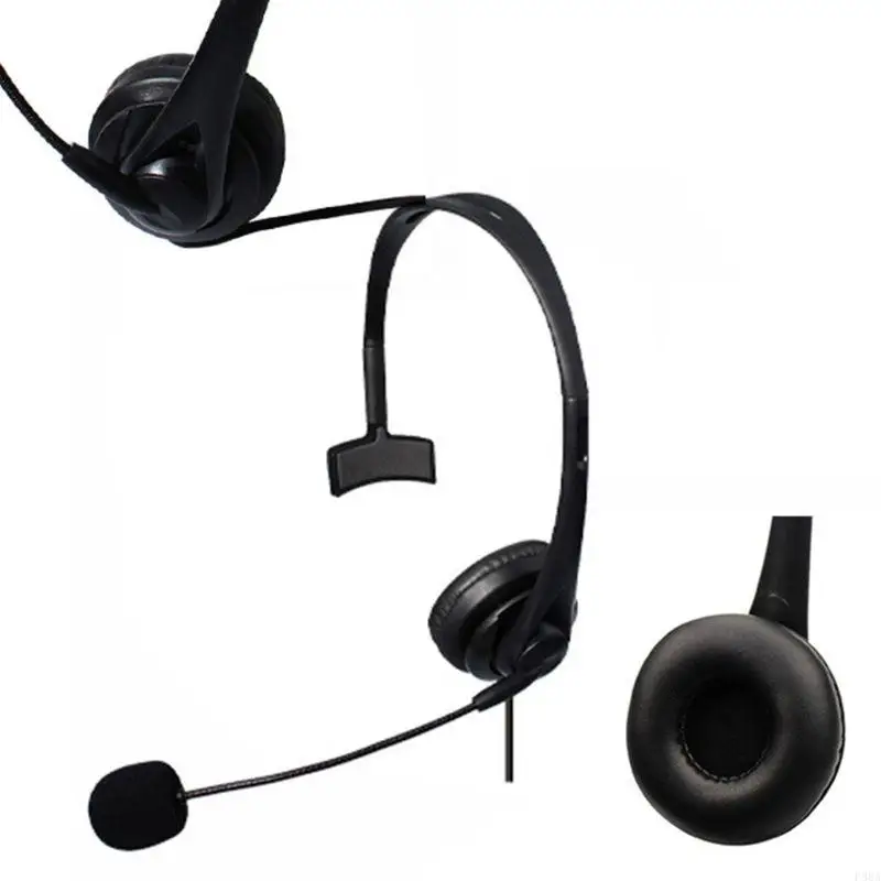 P88A Headset Call Centre Office Headphones Headset for PC Online Classes
