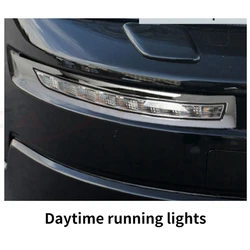 1Pair For Volvo XC90 2007-2013 LED DRL Turn Signal Daytime Running Light Daylight Fog Lamp