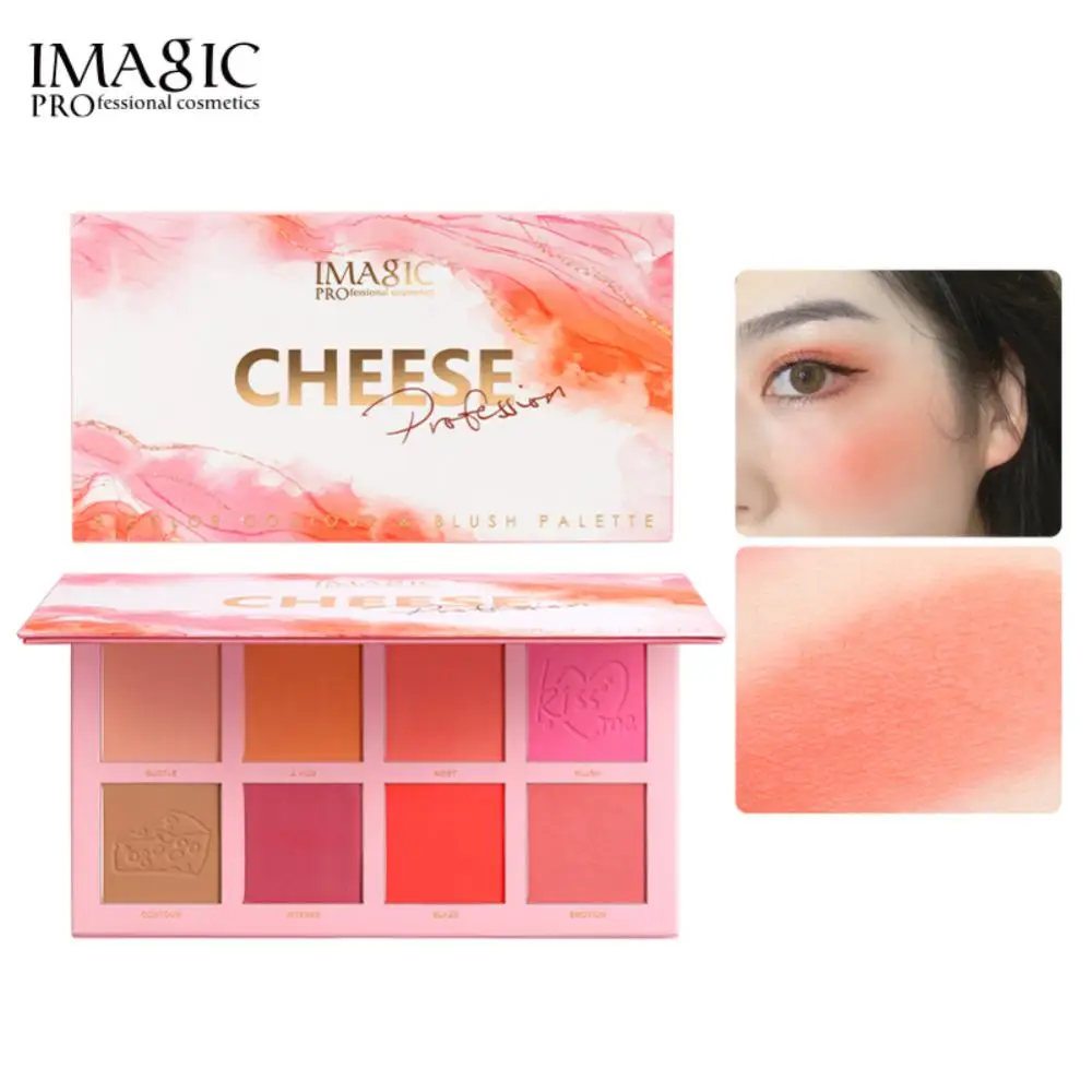 

8 Colors Blush Palette Natural Cheek Tint Pigment Delicate Blush Powder Face Makeup Palette Beauty Cosmetics Face Blusher