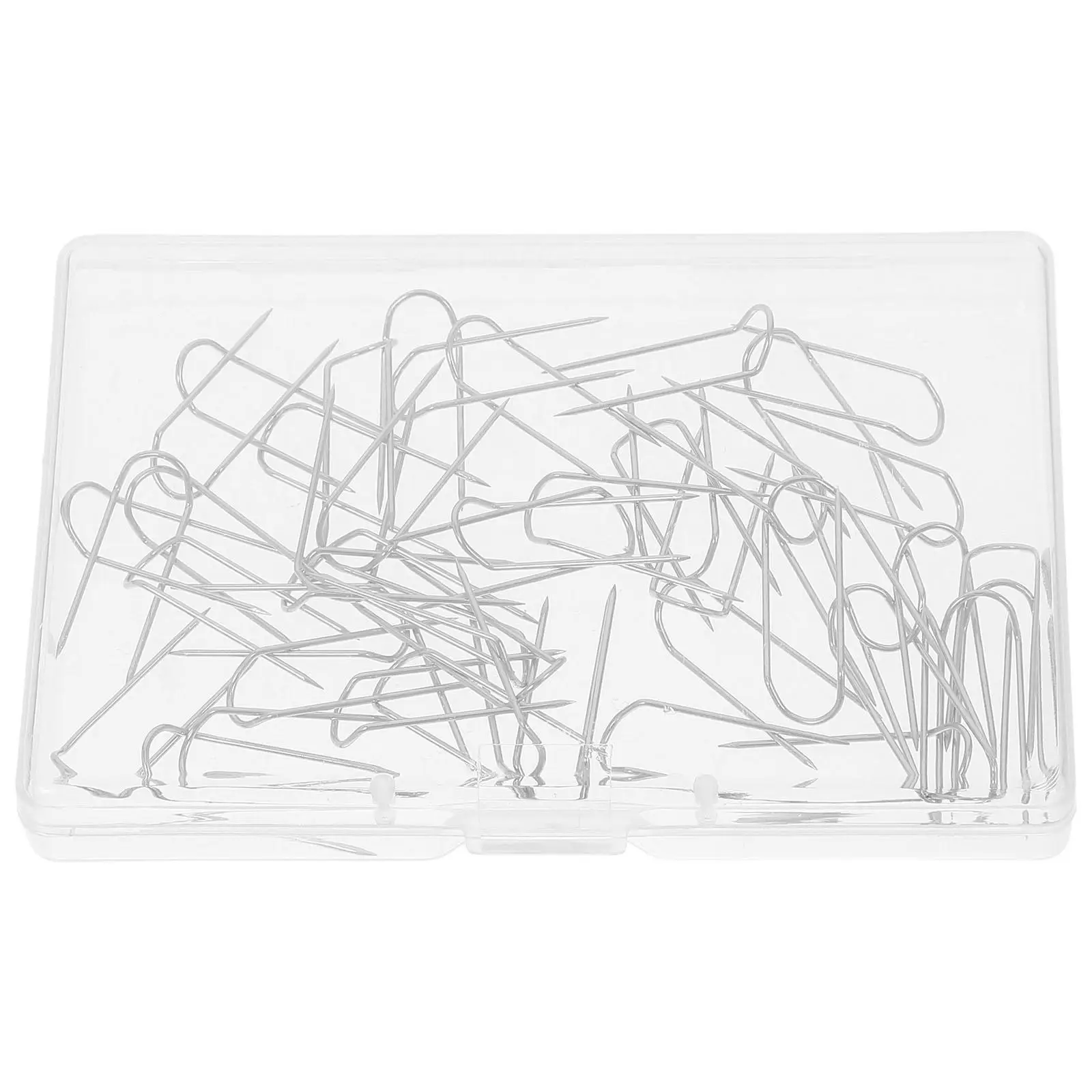 

50pcs U-shaped Pins for Flower Arrangement Stainless Steel Wreath Making Plant Greenery Accessories