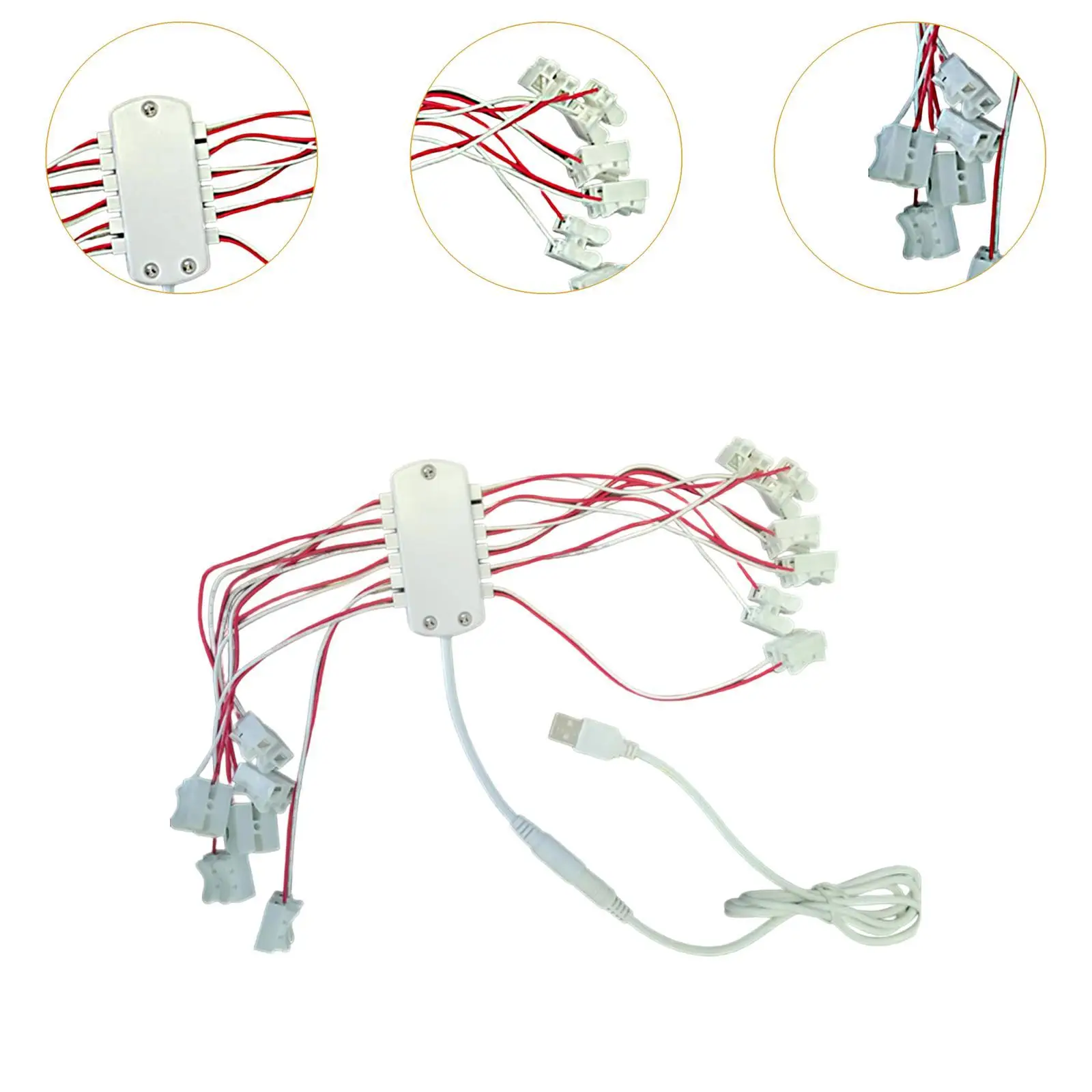 Alimentation USB 5V, 12 Ports, prise USB, sortie de puissance pour modèle de jardin Miniature, Trains, modèles de construction, modèle de chemin de fer, réverbère