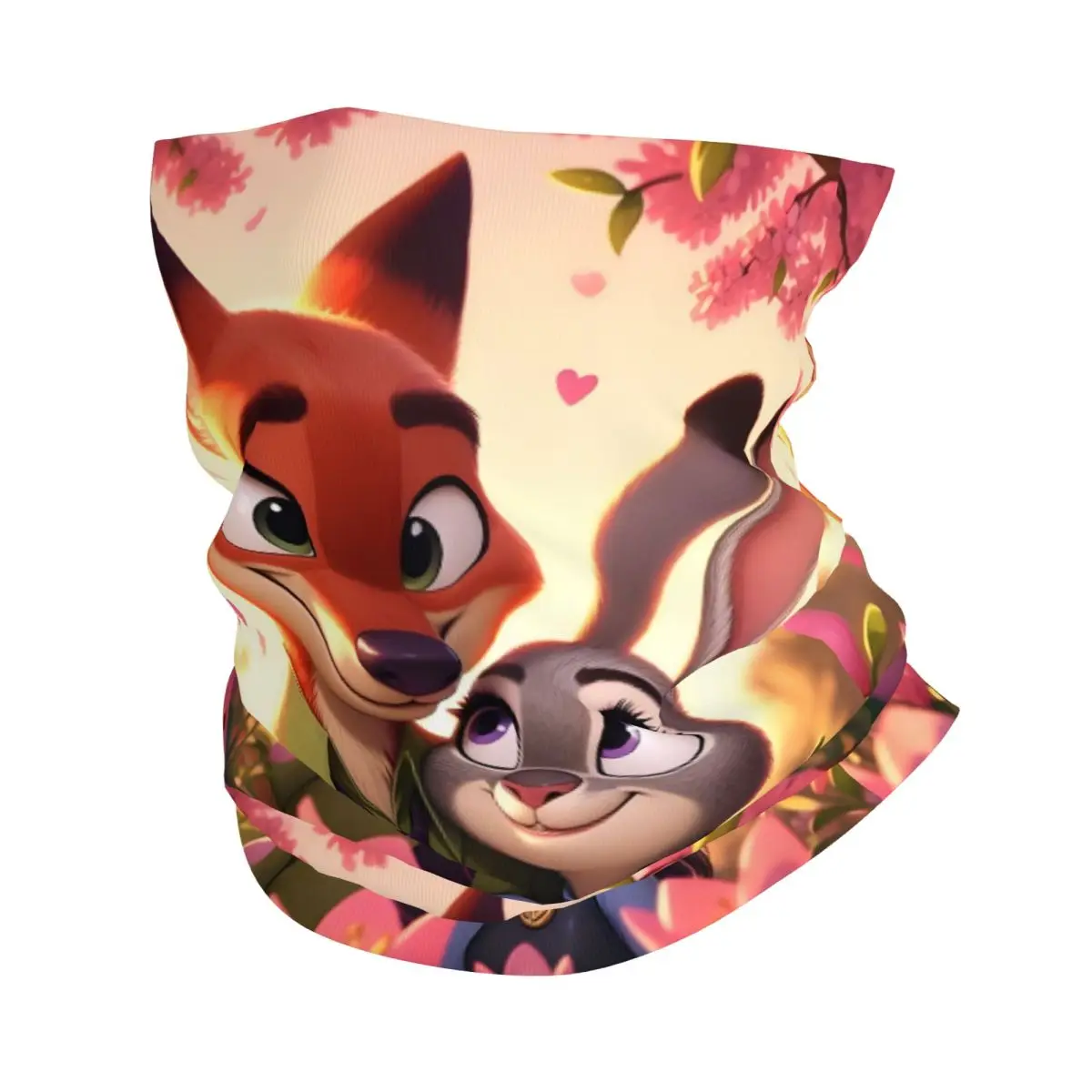 

Custom Zootopia Anime Film Bandana Neck Gaiter for Ski Camping Women Men Wrap Scarf Cute Cartoon Headband Warmer
