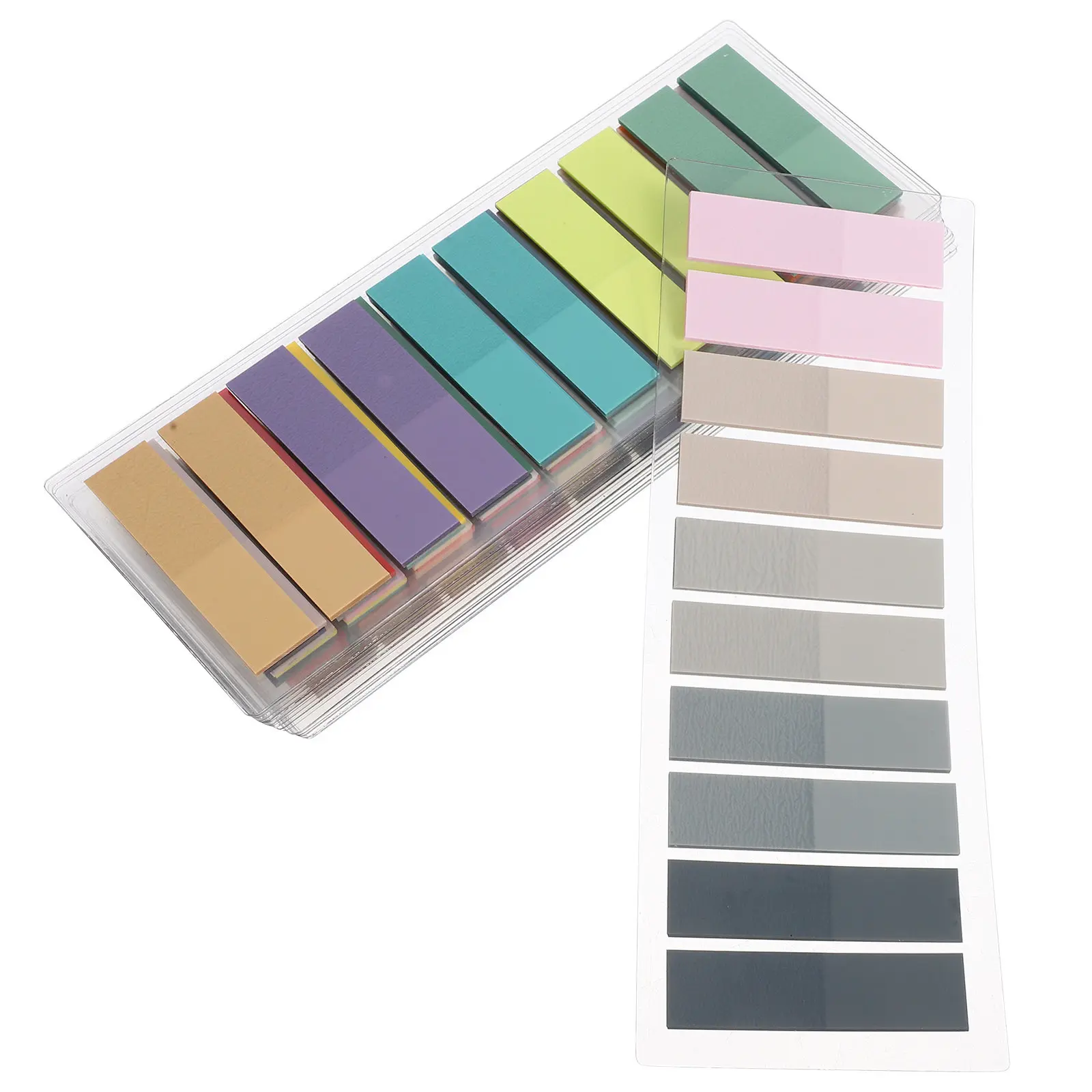 

18Sets Sticky Index Tabs Refillable Pastel Page Markers Notebook Writable Divider Tabs Small Memo Pads Tab Stickers