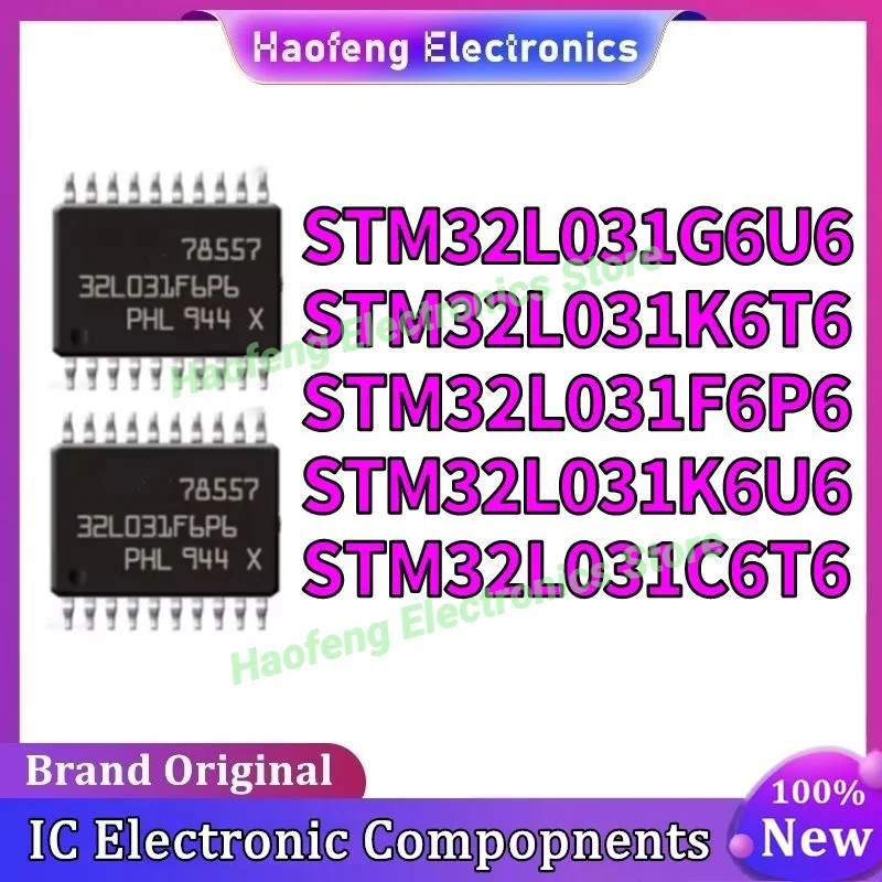

STM32L031F6P6 STM32L031G6U6 STM32L031K6T6 STM32L031K6U6 STM32L031C6T6 Однокристальный микроконтроллер LQFP-64 IC чип на складе