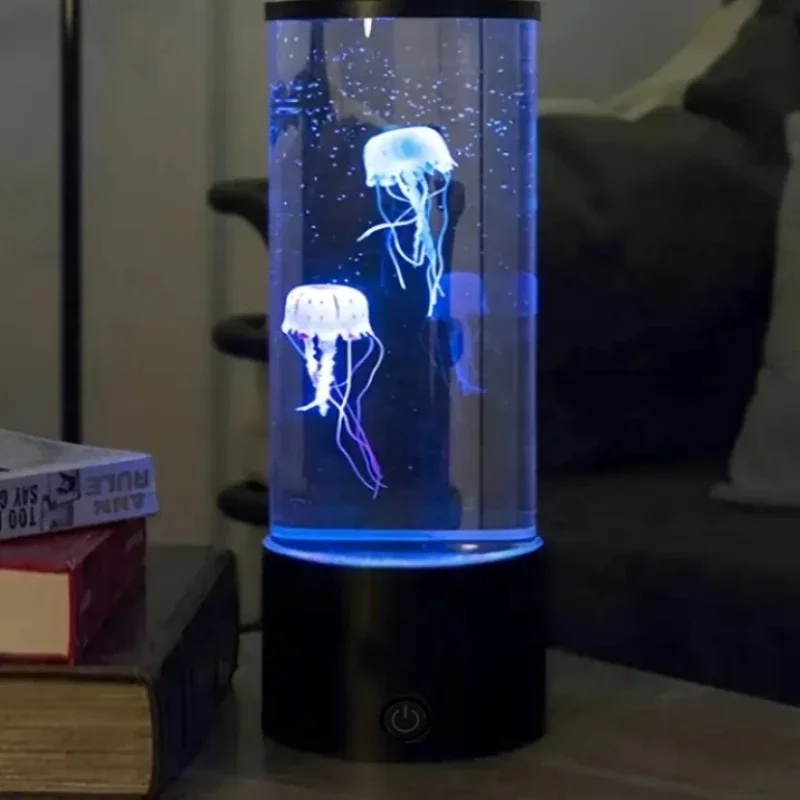 

Jellyfish Lava Lamp, Aquarium Ocean Night Lights，7Colors LED Jellyfish Mood Lights With For Home Bedroom Desktop Decoration Gi