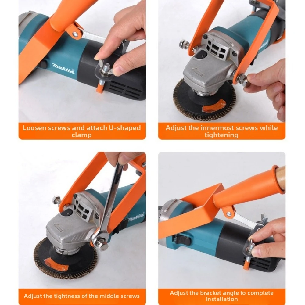 Multifunctional Grinder Conversion Bracket Tiltable Design Connecting Rod Fixed Support Frame Fixed Stand Extension Bracket