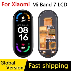 AMOLED For Xiaomi Mi Band 7 Band7 LCD Display Touch Screen Digitizer For Xiaomi Band 7 Band7 Display Watch Support NFC