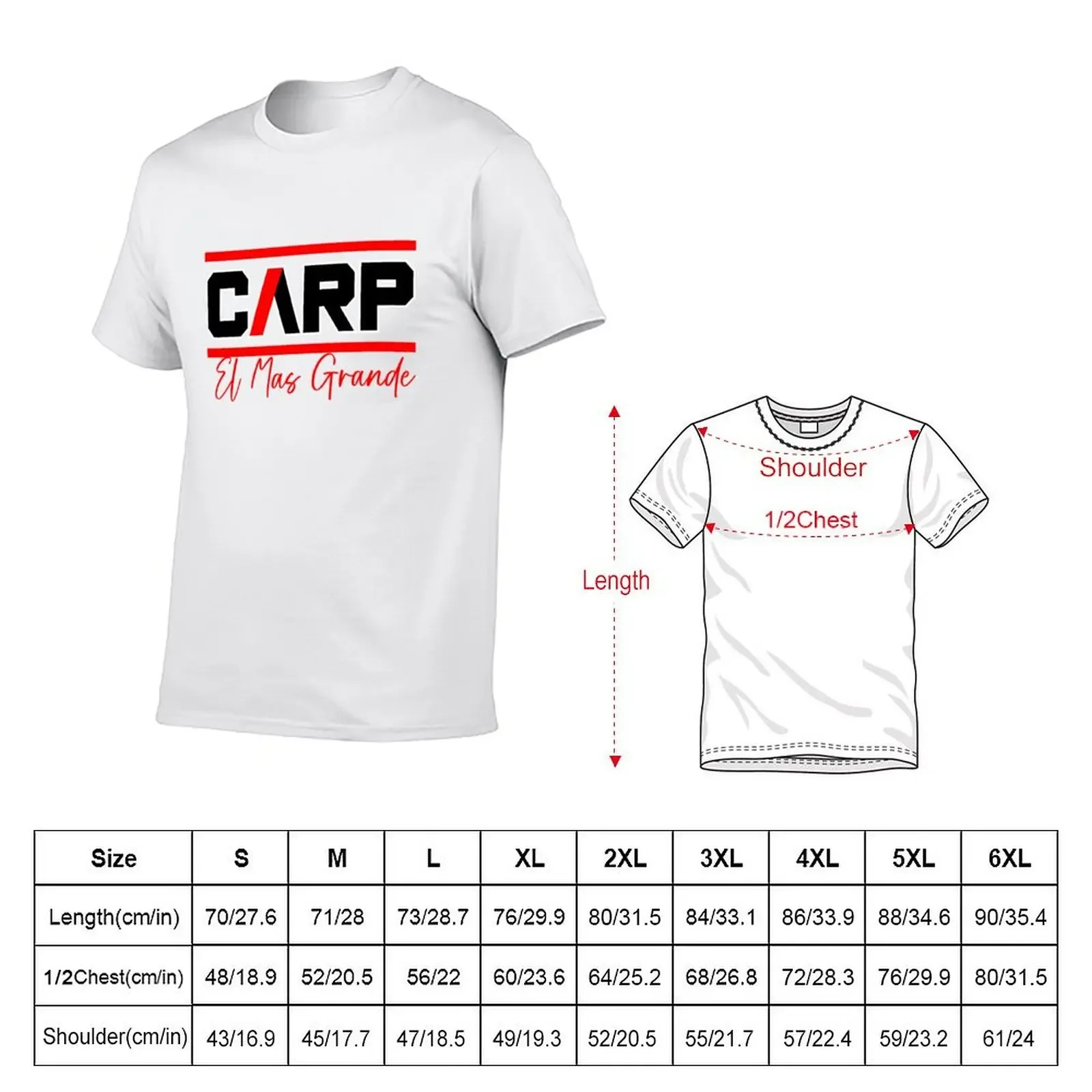 River plate CARP T-Shirt korean fashion Personalized t-shirt topping oversize t-shirts man mens graphic t-shirts big and tall