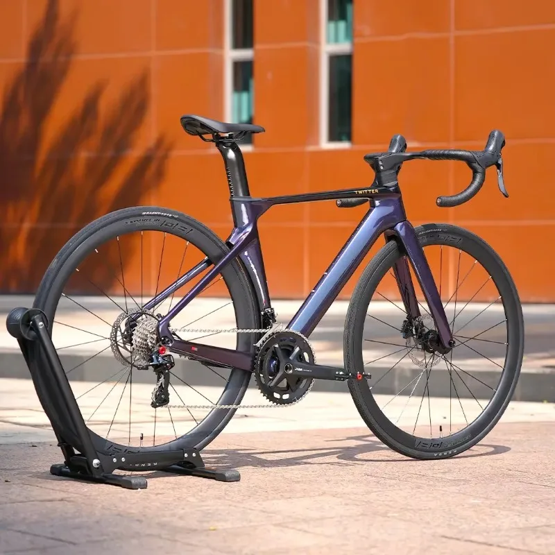 

700C Carbon Fiber Road Bike Hydraulic Disc Brake High Modulus Frame Carbon Wheels Professional Racing Cycling Equipment Gear