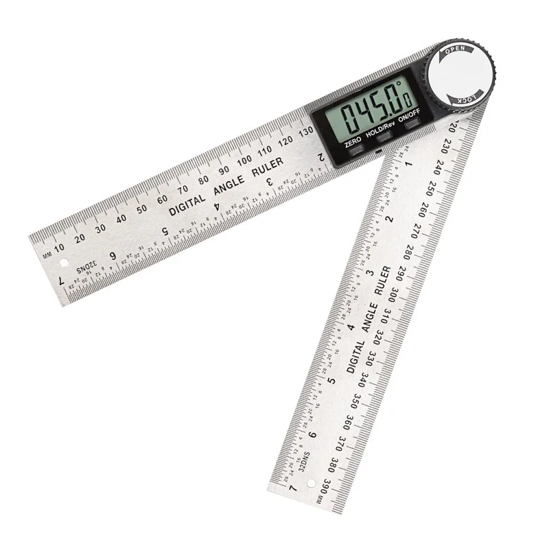 

Electronic digital display angle ruler High precision universal protractor ruler