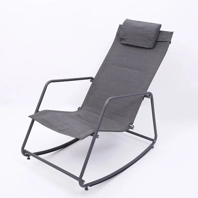 Reclining Armchair, Foldable Lazy Lounge for Balcony Nap, Outdoor Beach Leisure Lunch Break