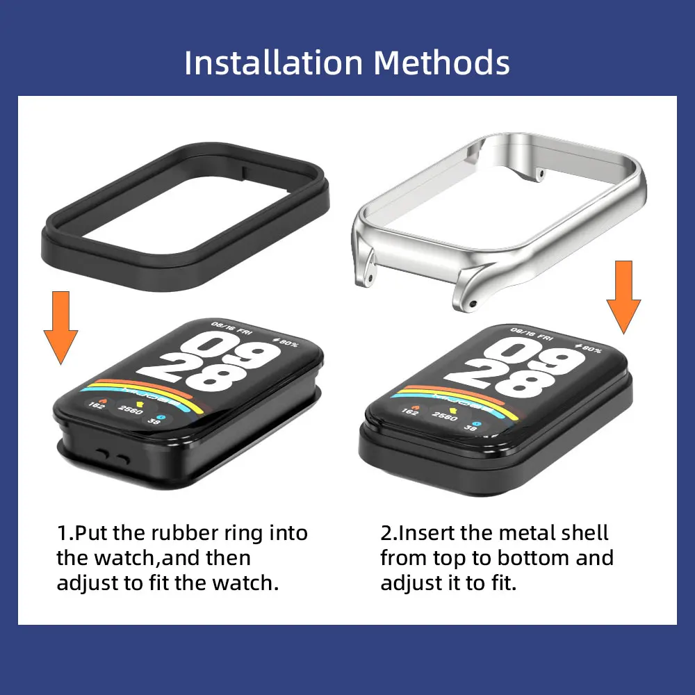 Band Voor Redmi Band 2 Armband Metalen Polsbandjes Voor Xiaomi Redmi Smart Band 2 Band Horlogeband Correa Roestvrij Accessoires