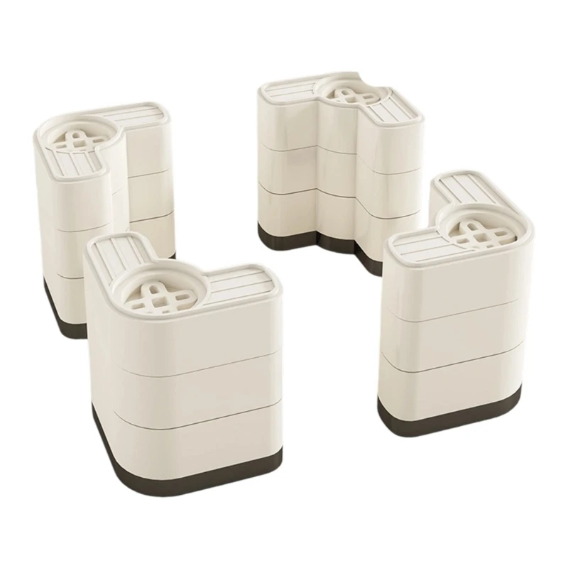 M6CB 4 Pack Anti Vibration Support Feet Suitable for Washing Machine and Refrigerator to Enhances Stability and Reduce Wear