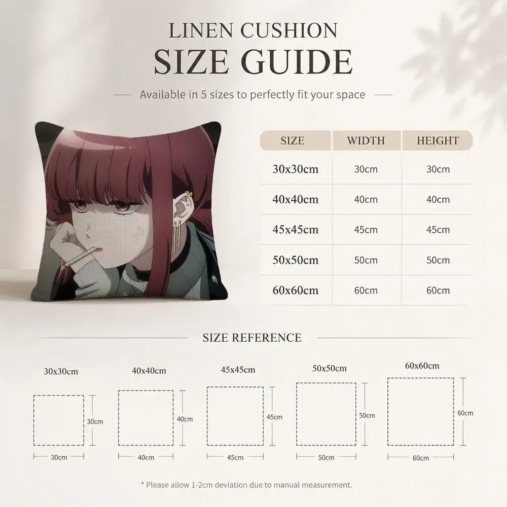 Smoking Behind Supermarket With You Cushion Cover Linen Decorative Sofa Couch Bedroom Living Room Home Decor Pillow Case