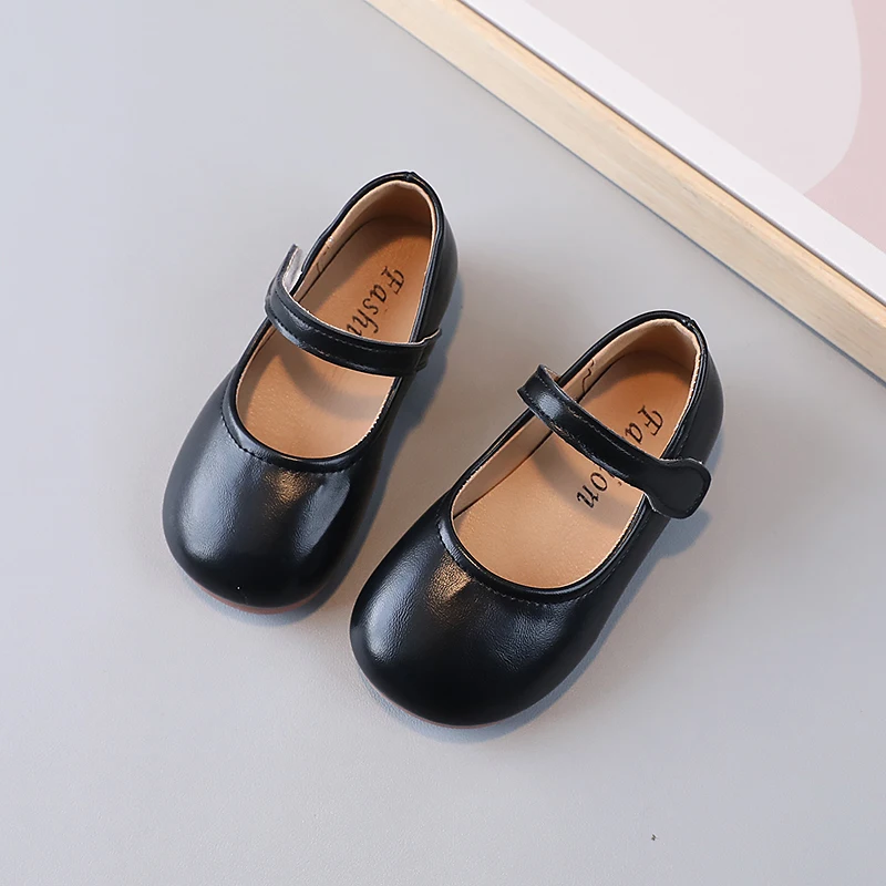 Girls School Retro Leather Shoes Autumn Spring New Korean Fashion Children\'s Super Soft Comfortable Shoes