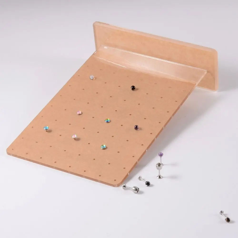 Piercing Polnischen Rack Nabel Display Körper Piercing Schmuck Display Nippel Ring Lagerung Rahmen Schmuck Display Rack Ohrring Ständer