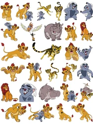 The Lion Guard Kion Clothing patches printing for clothes thermo-stickers for children iron on transfer