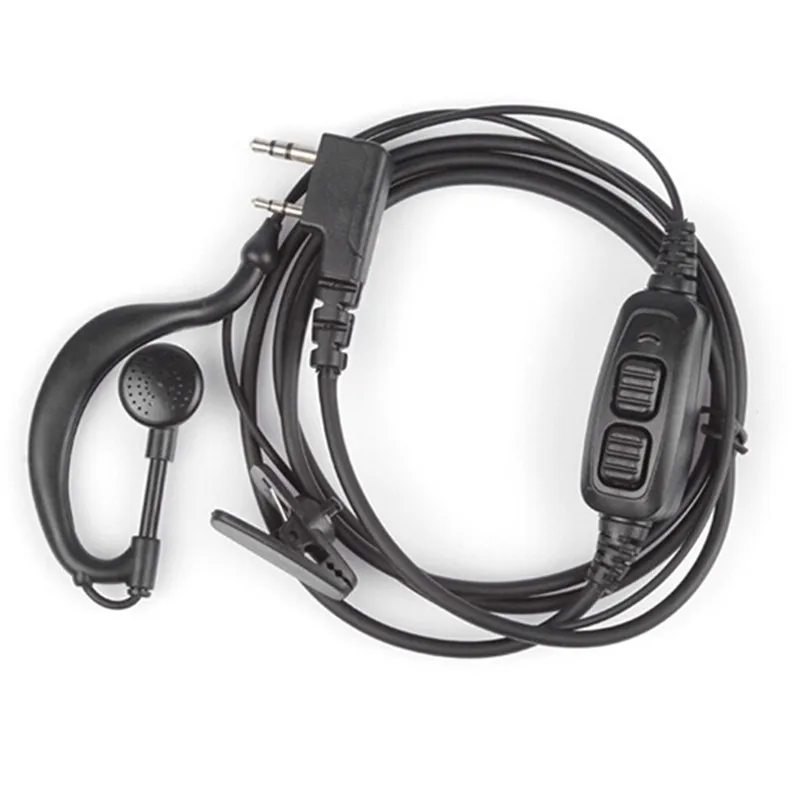 BAOFENG-Auriculares Duales PTT 파라 uv-82, 오리지널 콘 마이크로포노, 라디오 액세서리, UV 82, UV82L, UV-89, 2023