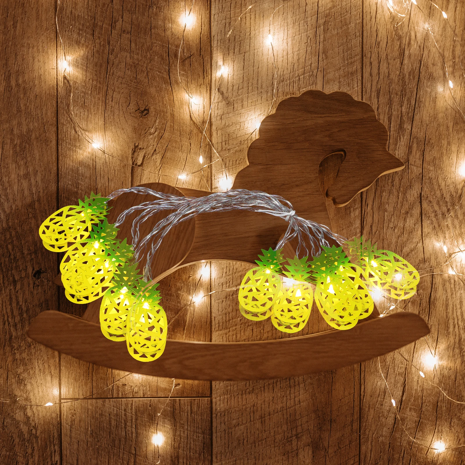 

Pineapple LED Lamp Decor No High-Quality Material Long-Term Use Home Patio Garden Yard Chic Festive Party