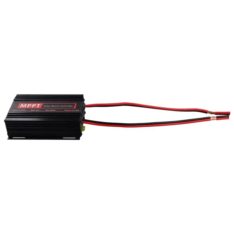 [NEW A09R!】 MPPT Booster Solar Controller 22A 800W For Lithium Gel AGM 12V-60V Input Step-Up 24-88V Charging Solar For P