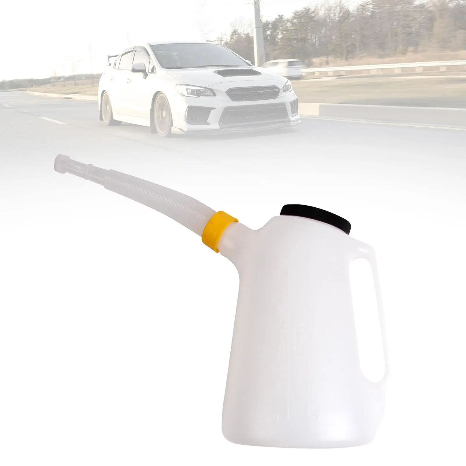 Oil Measuring Container Manual Automotive Oil Pitcher 5L Oil Jug with Spout