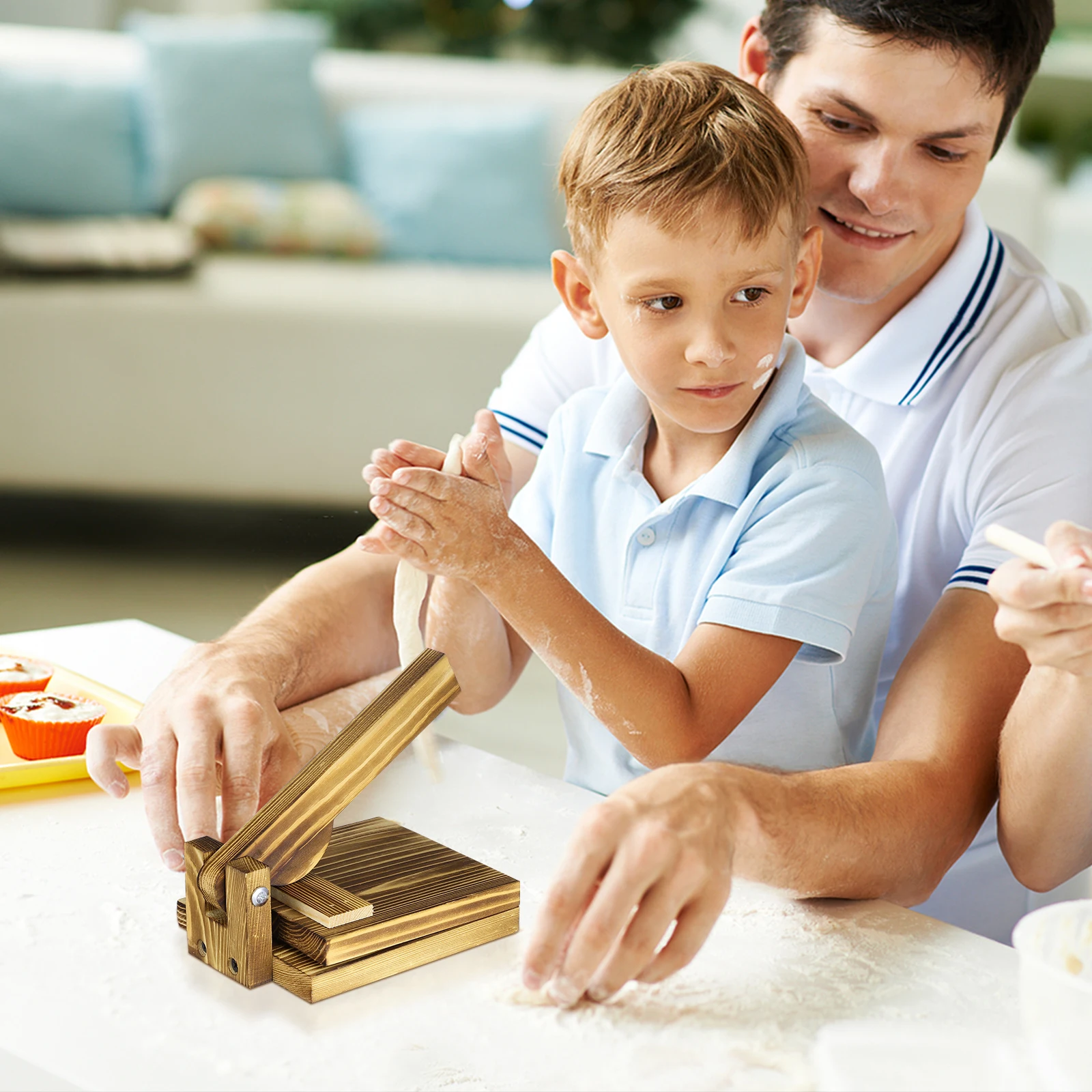 

1 pc Dough Presser Simple Dumpling Making Tool Creative Kitchen Gadget For Baking Pastry Creative Dumpling Wrapper Maker Cooking