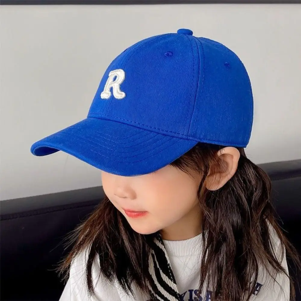 

Korean Style Children Baseball Hat Quick-dry Anti-UV Kid Summer Sun Hat Letter Embroidery Casual Girls Peaked Cap Outdoor