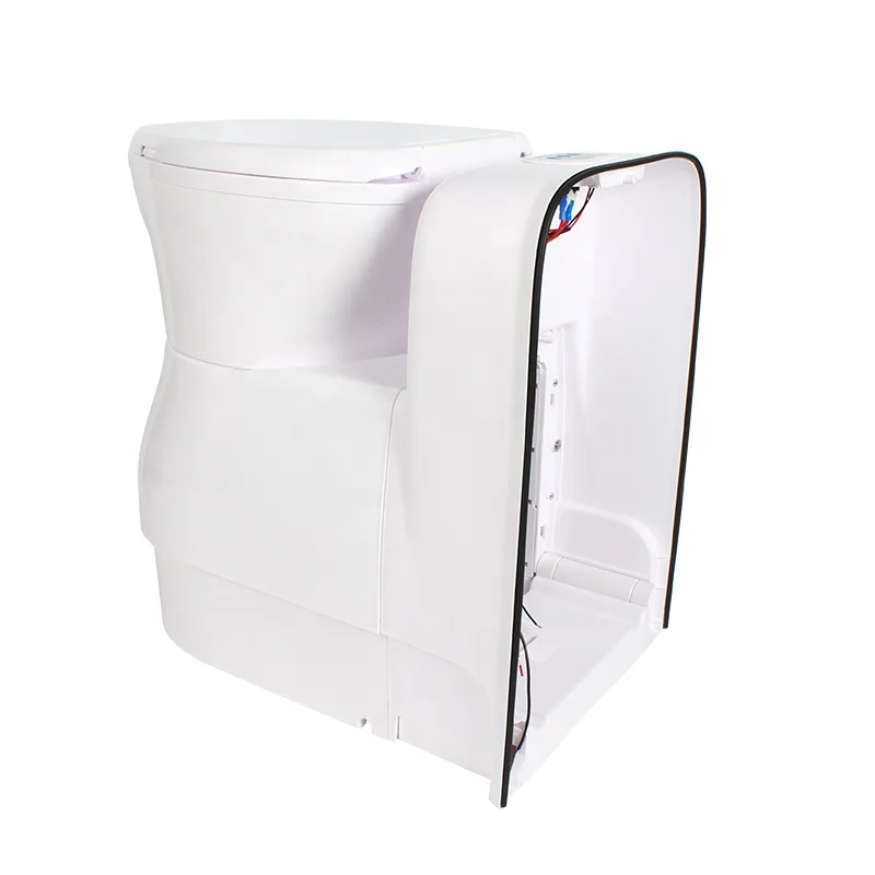 Acessórios brancos portáteis elétricos do reboque RV do campista do banheiro do OEM