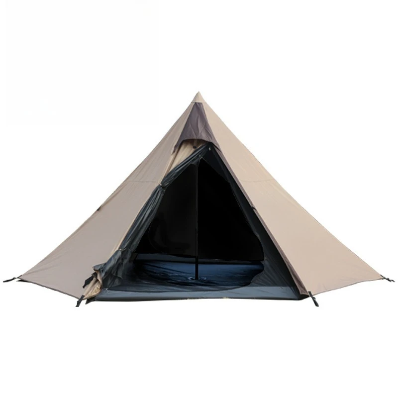 Torre tenda engrossado vinil dupla camada proteção contra chuva acampamento guarda-sol à prova de vento conveniente