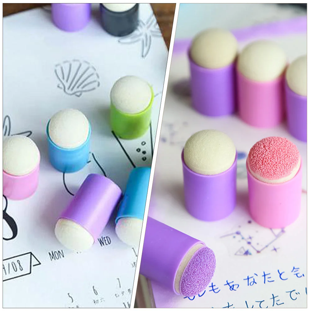 6 Pcs Finger Cot Applicator Household Painting Dauber Drawing Gift Portable Small Supply Accessory Scrapbook Multi-function