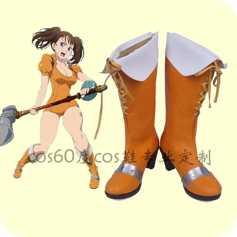 

The Seven Deadly Sins Diane Serpent's Sin Cosplay Shoes Anime Halloween Party Carnival Boots