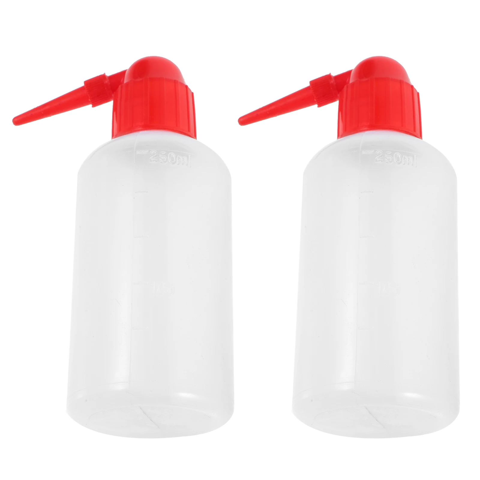 

2 Pcs Cleaning Bottle Storage Bottles for Liquid Pointy Wash Scale Washing Plastic