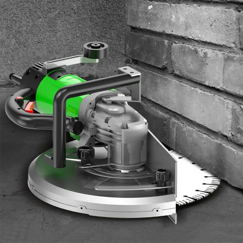 

Wall Chaser Concrete Cutter Stone Road Cutting Machine 3800r/min Slotting Machine Circular Saw Grooving Machine Cutting Depth 16