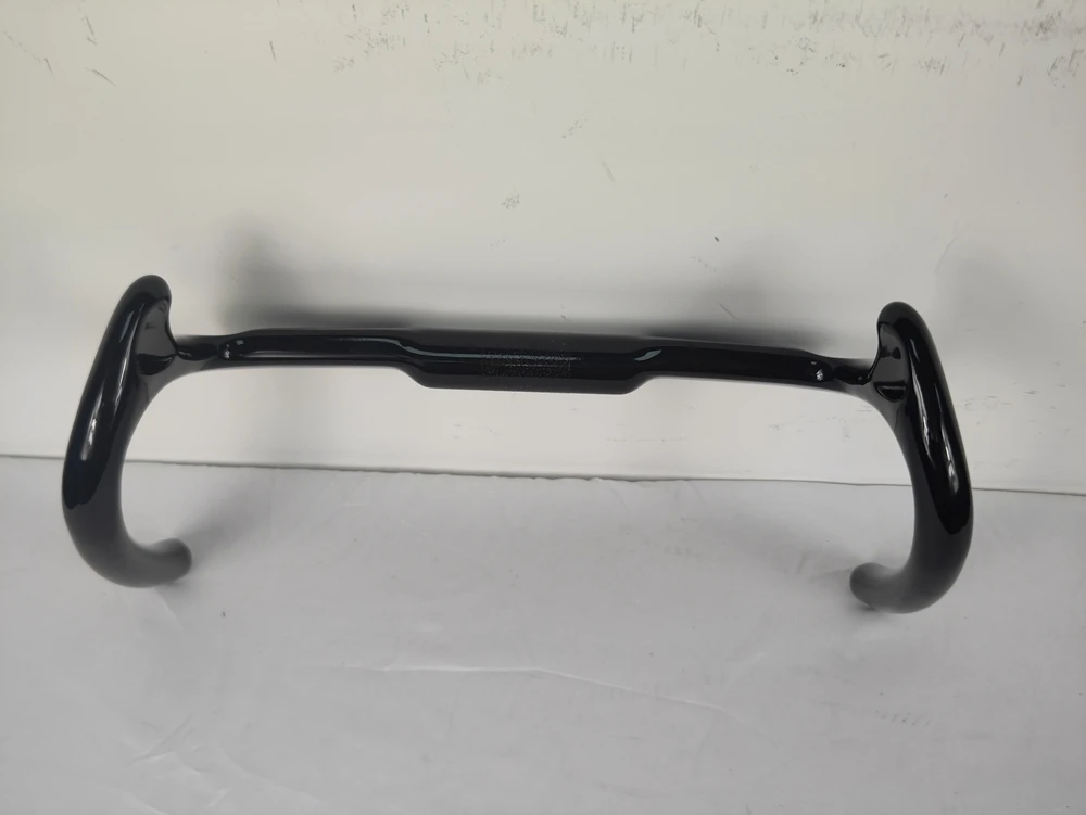 BIKEDOC TB28 Carbon Bunch Bar Toray 700 Track Bar für Vorder- und Hinterradbremsen, Fixie Carbon Lenker, UD glänzender Dropbar – Detail 21