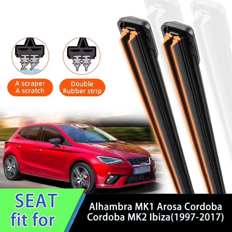 

For Skoda Fabia 5J Estate kamiq nw4 Octavia Roomster Yeti Front Windscreen Wipers Double Rubber Car Wiper Blades Car Accessories