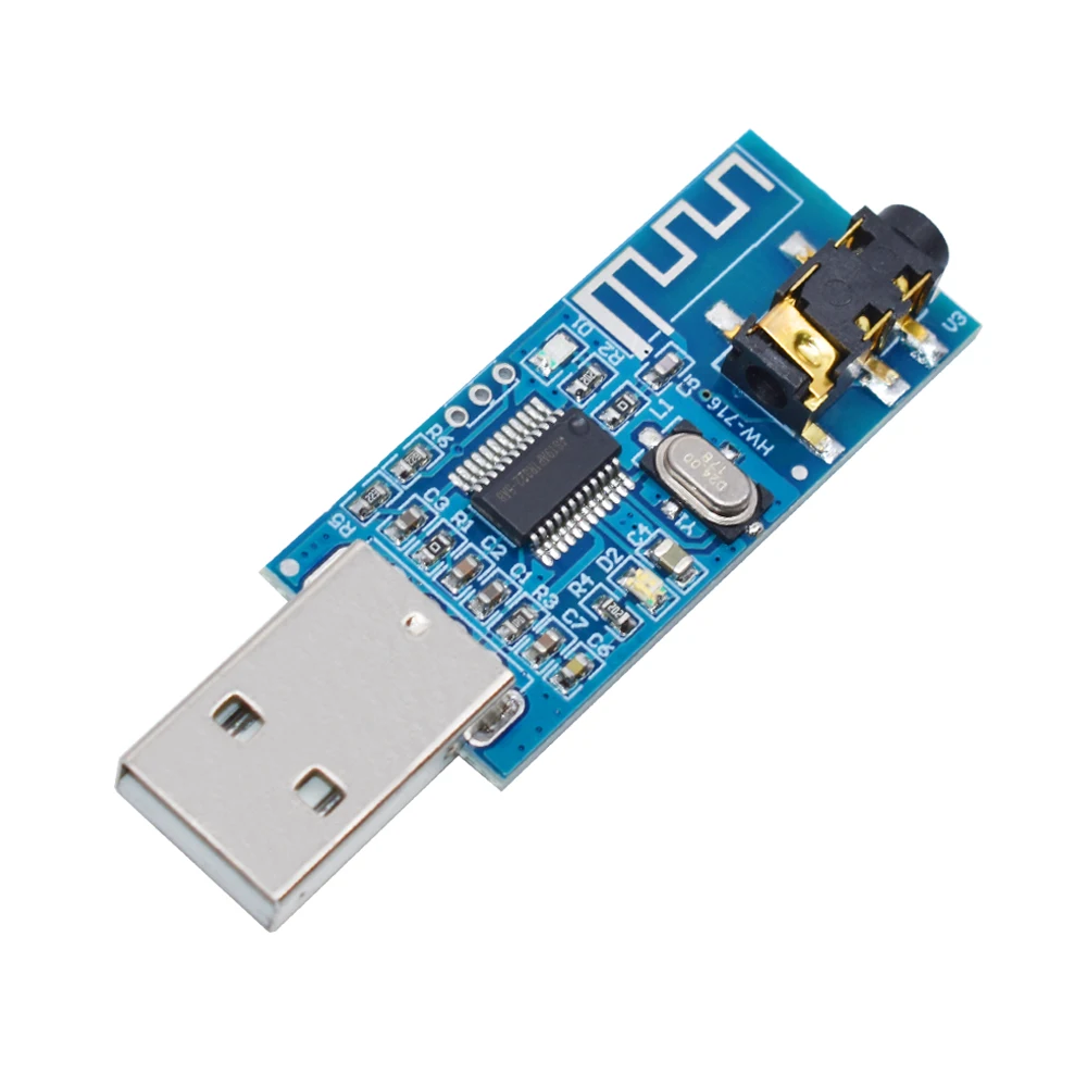 USB Bluetooth 4.0 Audio Receiver Wireless Module Bluetooth Voice Player With Decoding Amplifier Function LED Indicator Board