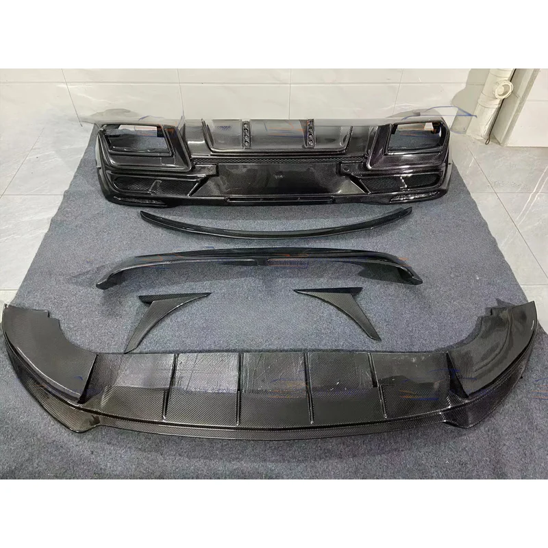 High Quality Carbon Fiber Larte Style Body Kit Fit for C167 W167 Coupe Front Lip Rear Diffuser Spoiler Tuning Modification Parts