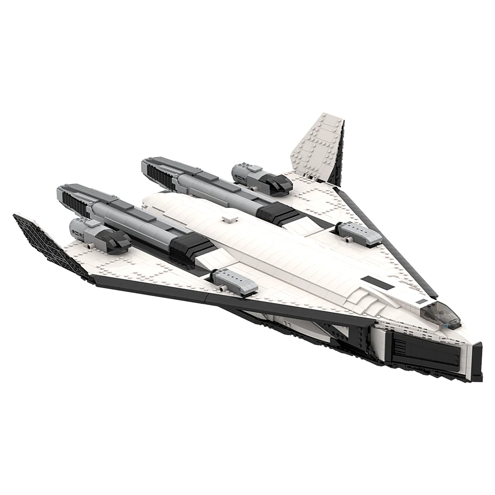 MOC Valkyrie SSTO TAV 37B Class Shuttle Set With Figures Brick Toys Building Blocks Model Educational Toys For Children Gift