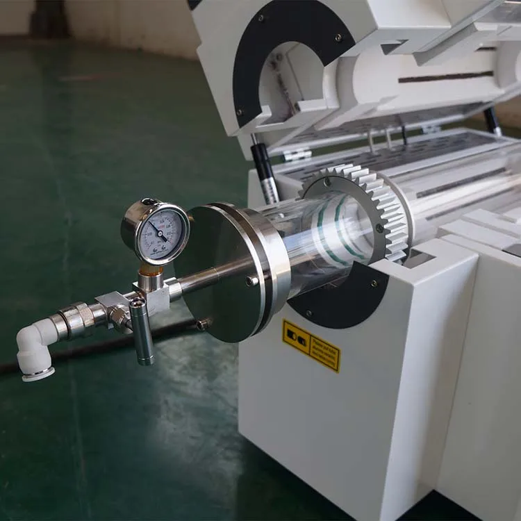 1200 Grad Hochtemperatur-Röhrenofen Industrieller Laborrohrofen für N2 H2 Inert Gasofen