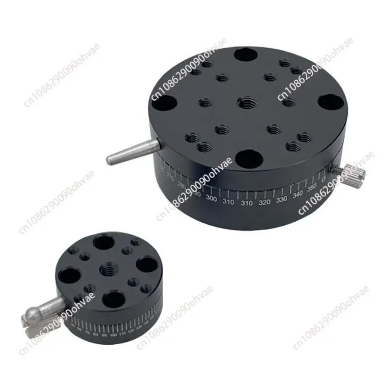 R-axis rotation fine-tuning table high-precision angle manual knob feed indexing plate REG25/40/60 displacement slide