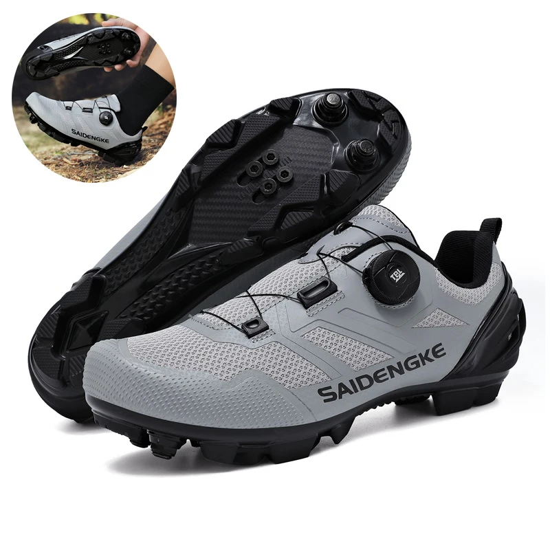 

Велотуфли для мужчин и женщин: дышащие, для шоссейных и горных велосипедов, с креплением SPD, для гонок и активного отдыха