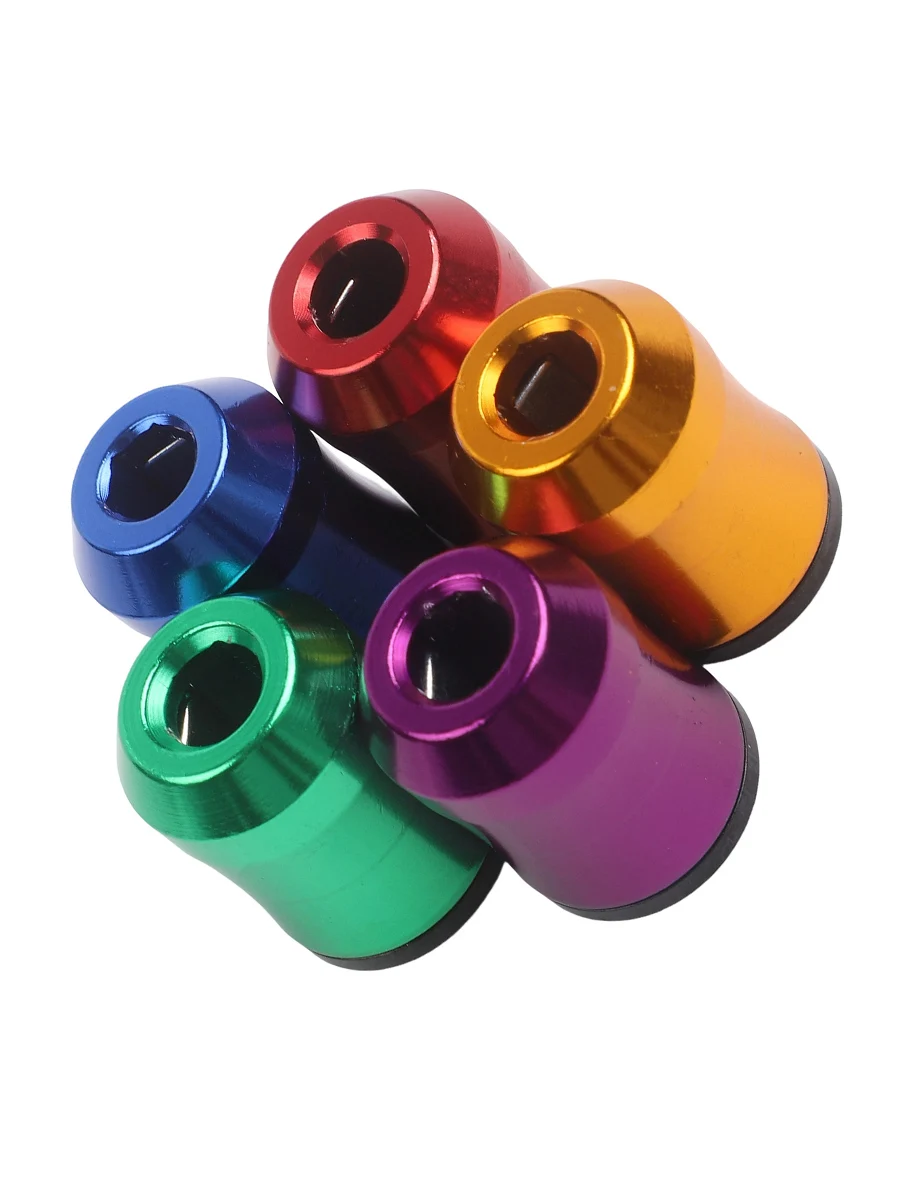 1/5 Stück 3-in-1 Schraubendreher-Kopf Magnetische Schraubenringe Aluminiumlegierung 6,35mm Schaft Schraubenbit Magnetisierer – Detail 16