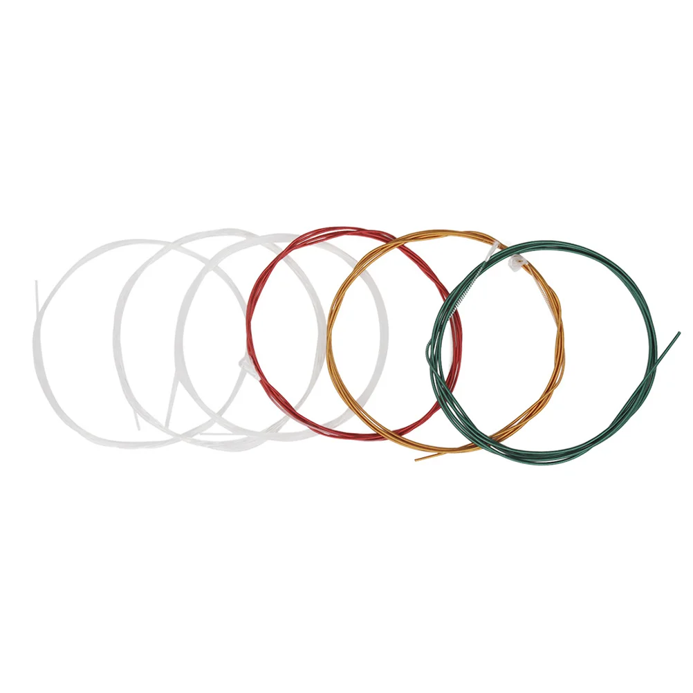 

6 PCS / Set Assorted Sizes Nylon Guitar Strings for 6 String Classic Guitar 1.09mm 0.89mm 0.76mm 1.02mm 0.81mm 0.71mm