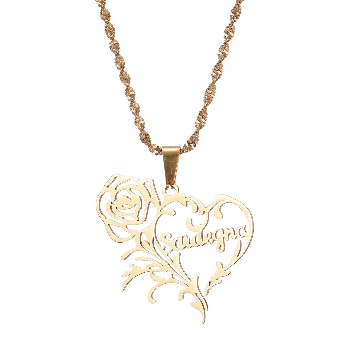 Итальянский кулон и ожерелье из Сардинии серебристого/золотистого цвета, модные ювелирные изделия из итальянского Сардинии