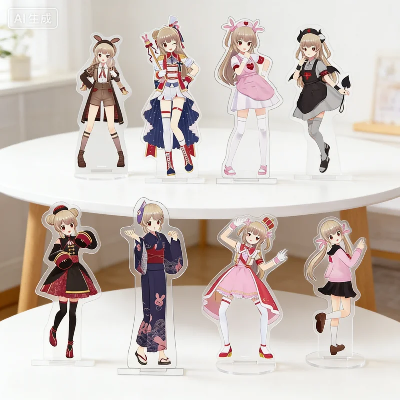 Anime VTuber Natori Sana 15cm Cosplay character merchandise Acrylic Stand Figure Keychain Gifts For Friends Display